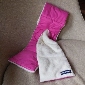 Puffy Hot Pink Scarf